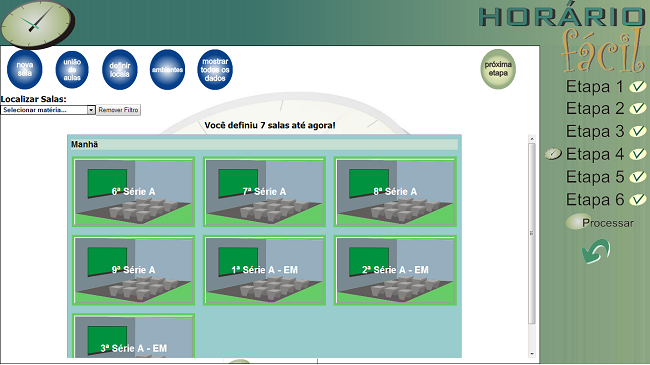 School Timetable's Easy Scheduler - Classrooms