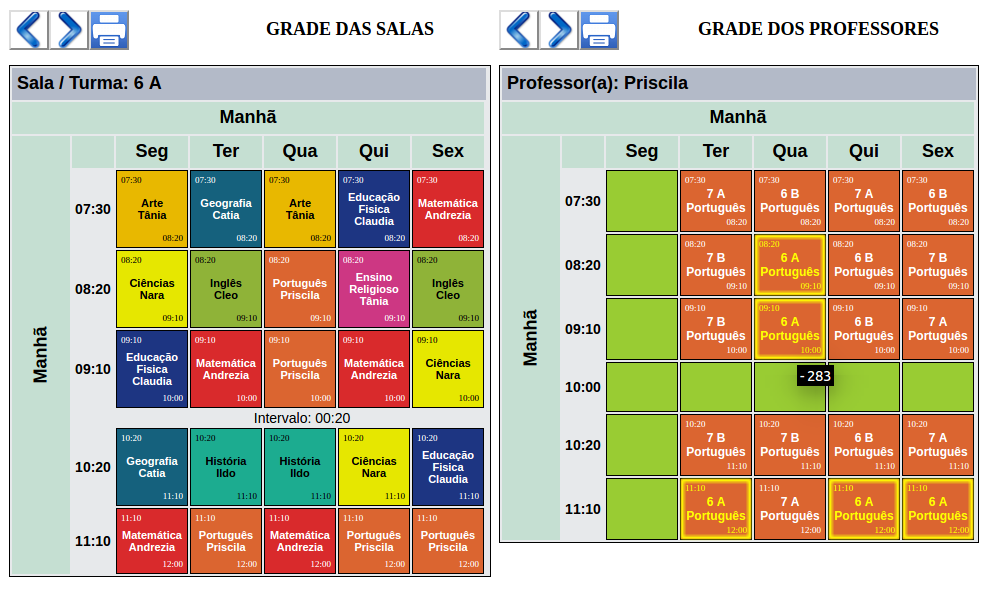 Horario Fácil Escolar - Editor